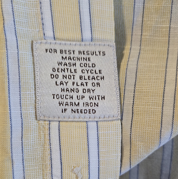 Peter Millar Men  Shirt Size Large Long Slevee 100% Cotton Botton Front - Picture 10 of 10